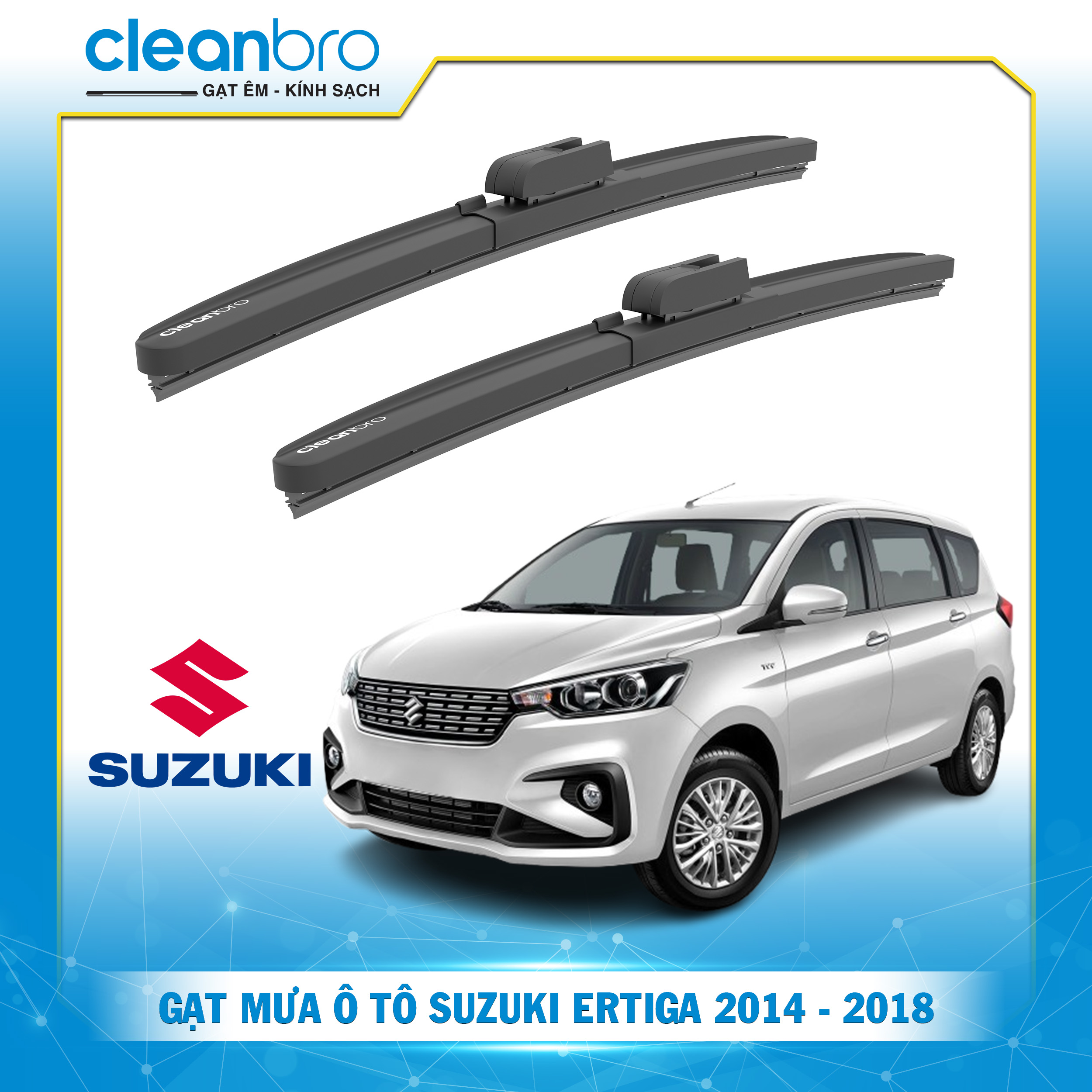 Gạt mưa ô tô  hiệu ứng lá sen Suzuki Ertiga [2014-2018]